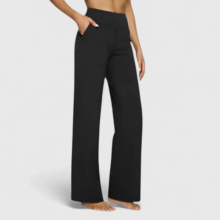 Nadine | Women's Wide Lounge Pants with Stretch Waistband