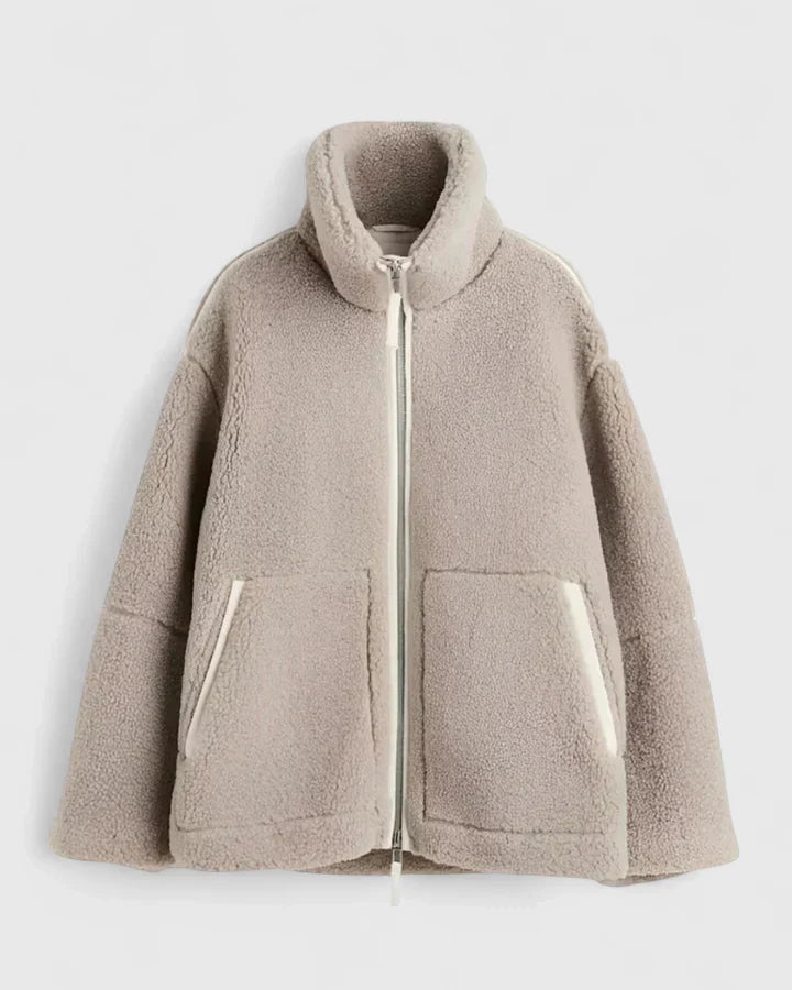 BROOKE – COZY SHERPA ZIP JACKET