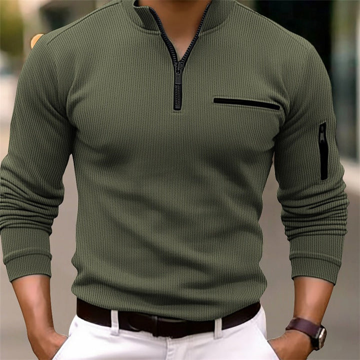 ELENA HARPER™  |  LONG SLEEVE SHIRT WITH ZIP
