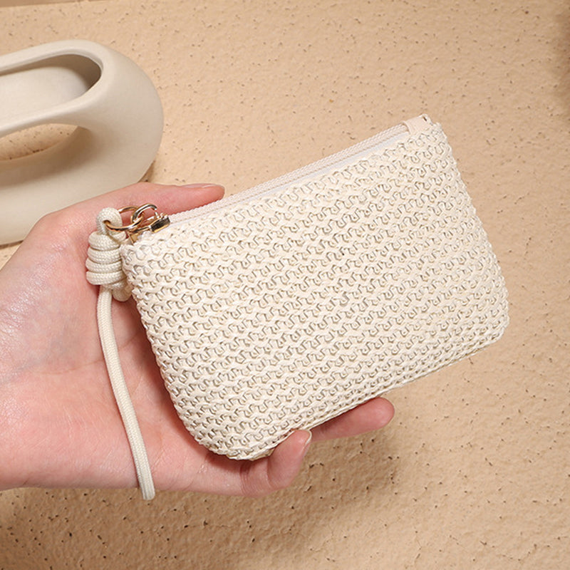 Vintage Straw Wallet