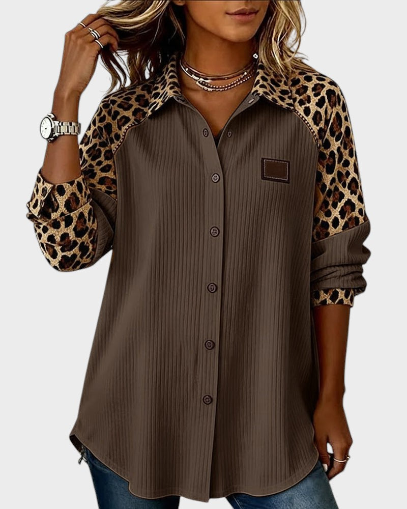 Women's Leopard Print Shirt | Casual & Chic