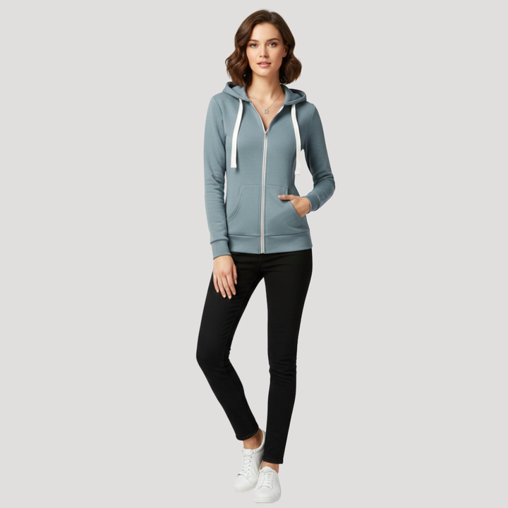 Women's Zip-Up Sports Hoodie