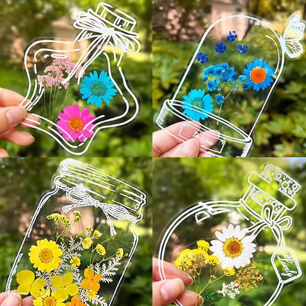 BlossomTabs Transparent DIY Bookmark Stickers for Book Lovers (20+20 Free) - Elena Harper