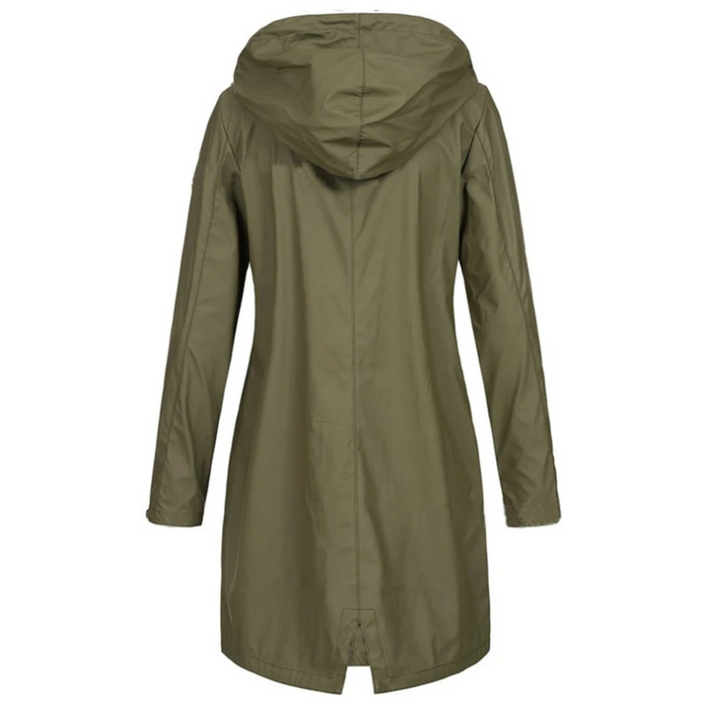 Amandine - Practical Windbreaker Jacket with Hood