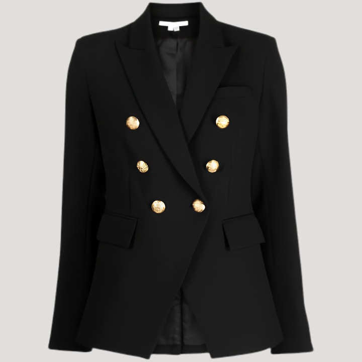 Elegant Double-Breasted Women's Blazer