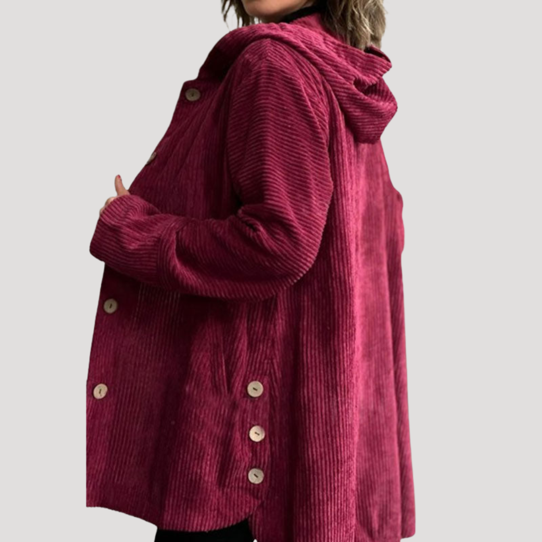 Long Women's Corduroy Overshirt