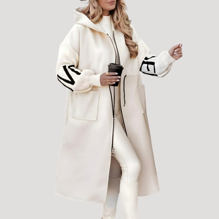 Oversized Women's Casual Hooded Coat