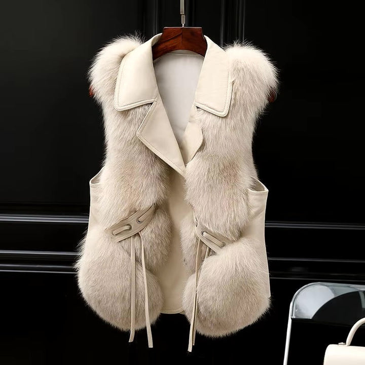 Mirella Plush Faux Fur Gilet - Elena Harper
