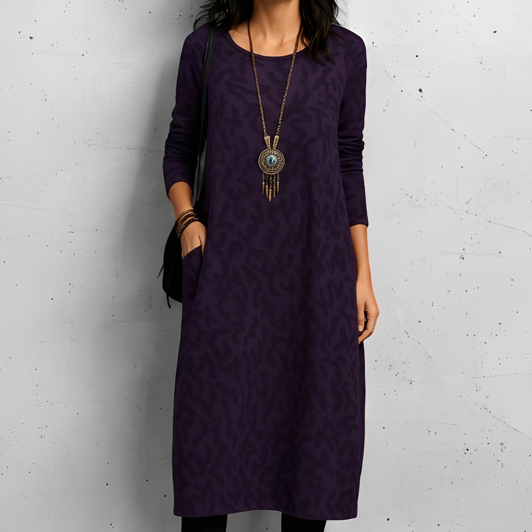 Abdelaine Elegant Winter Dress for Women - Elena Harper