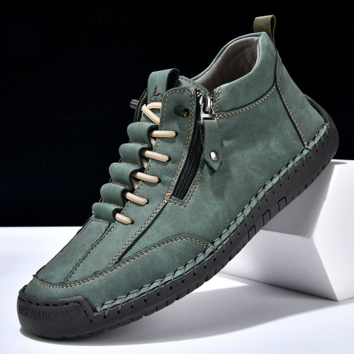 ELENA HARPER™  |  SUEDE SHOES WITH ZIP FOR MEN