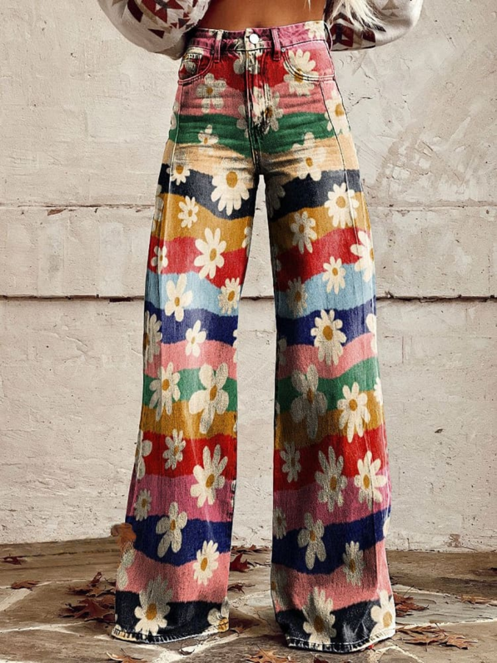 AGATHA WIDE-LEG PANTS