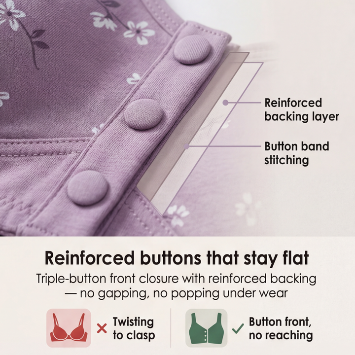 DaisyBra Wireless Front Closure Comfort Bra - Elena Harper
