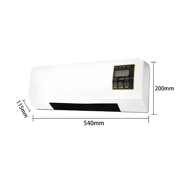 Draagbare ventilator voor bureau en slaapkamer, stil en energiezuinig