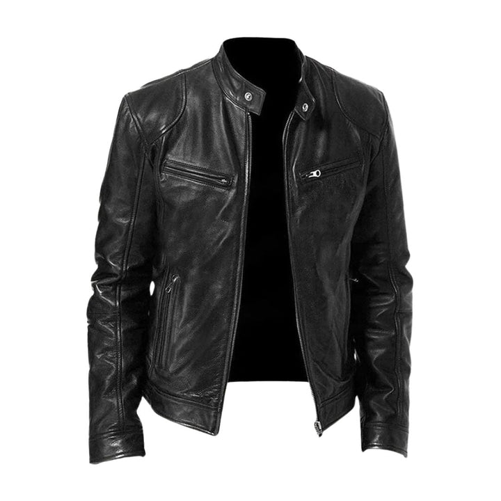 LAURENT MONACO | SLIM FIT HIGH COLLAR JACKET FOR MEN