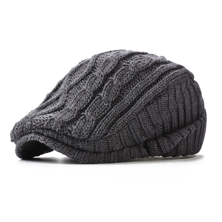 Unisex Textured Classic Flat Cap