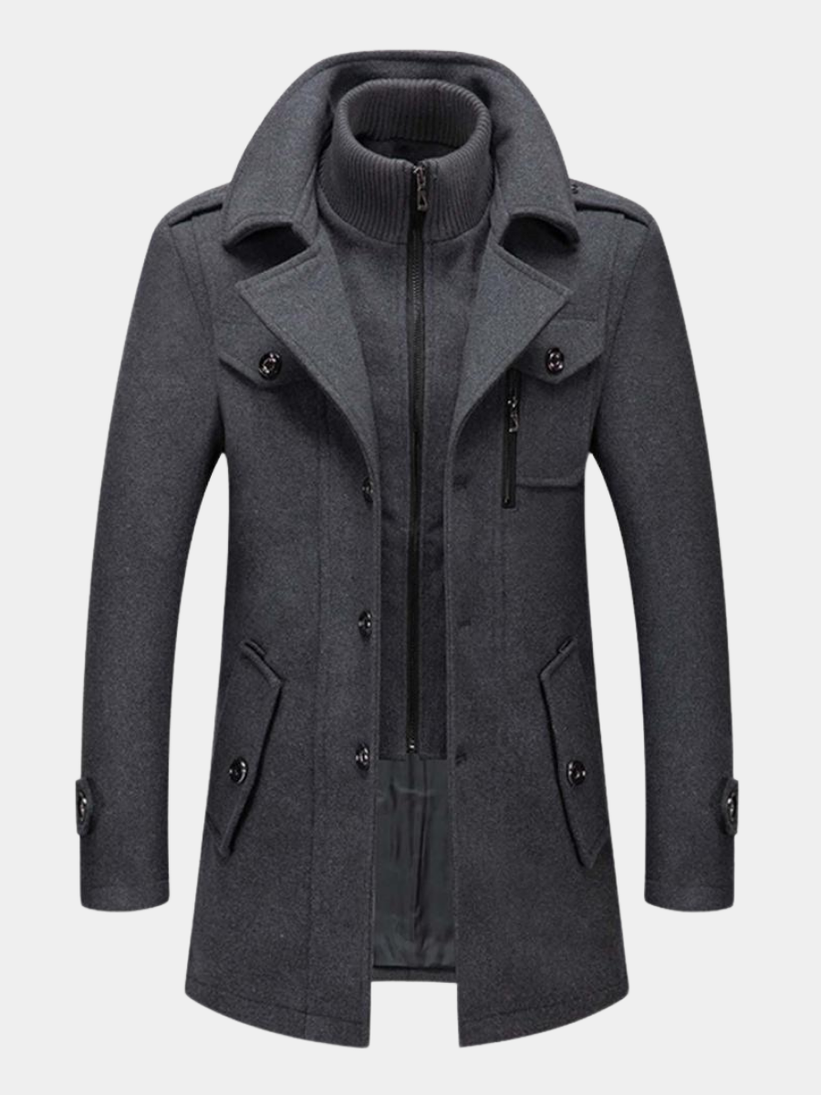 LAURENT MONACO | LONG WINTER COAT FOR MEN