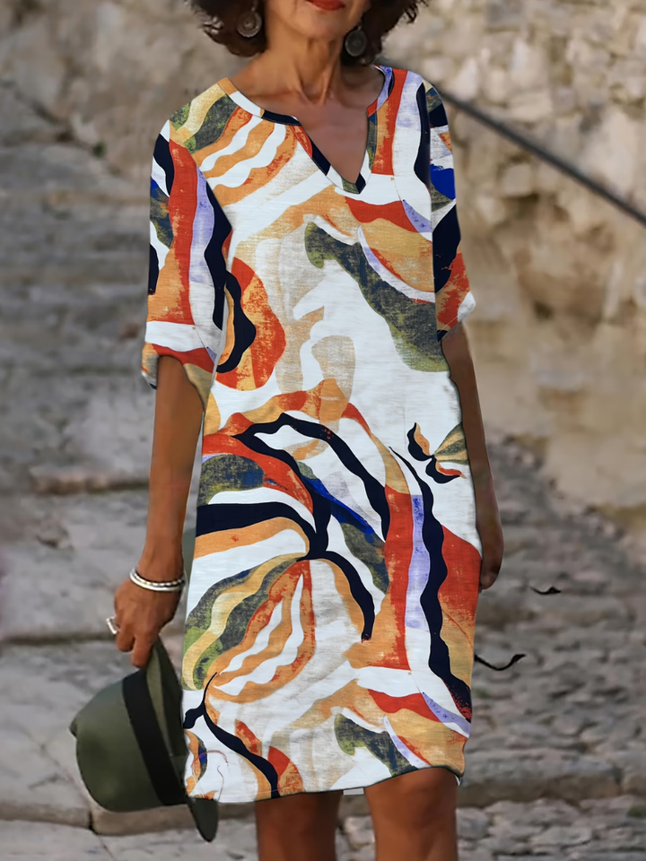 SUMMER DRESS WITH PRINT FOR WOMEN