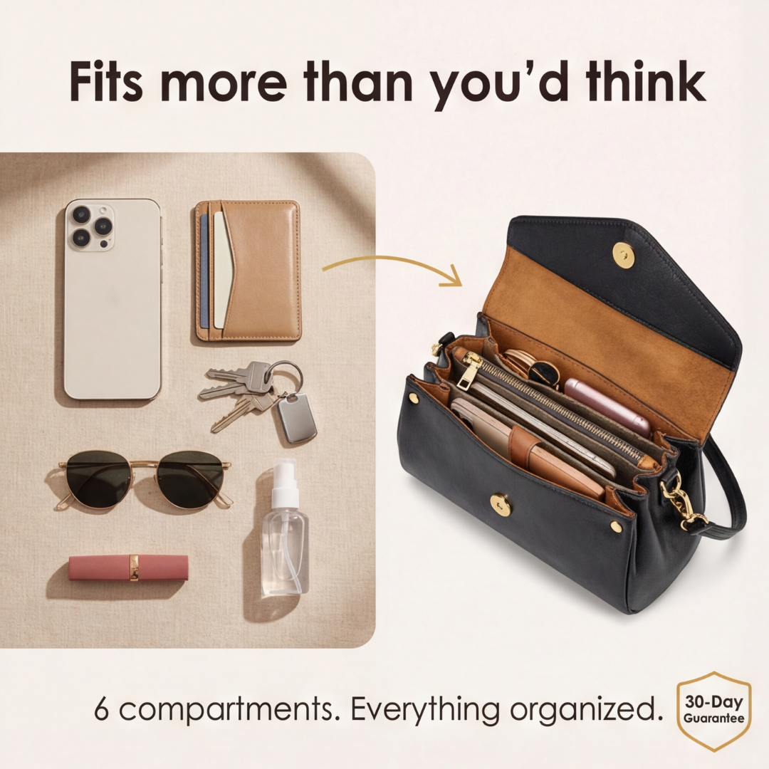 Calessa Compact Crossbody for Everyday Essentials - Elena Harper