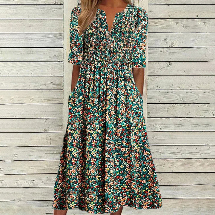 Jill Garden Meadow Smock Dress - Elena Harper