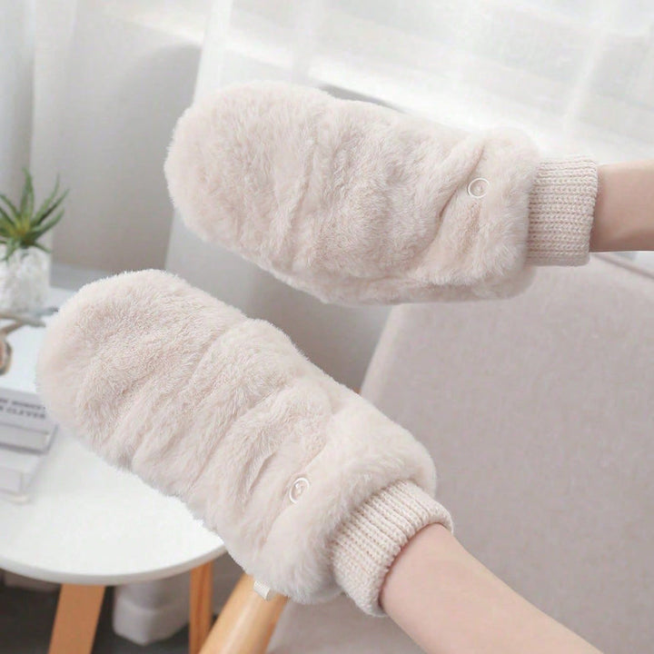 Warm Solid Color Gloves
