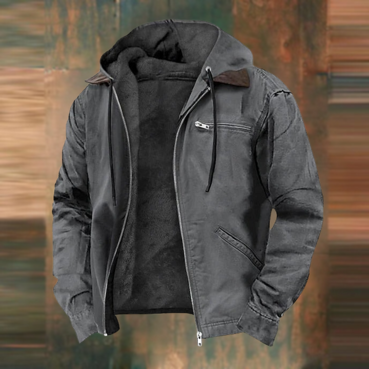 Victor - Modern Elegant Leather Jacket for Men