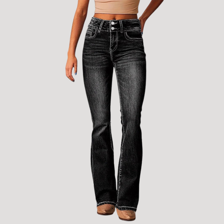 High-Waisted Bootcut Jeans for Women