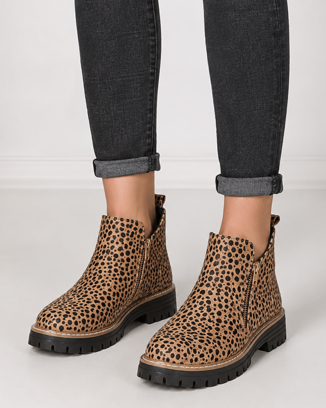 Almeria Cushioned Ankle Boots with Non Slip Sole for Women - Elena Harper