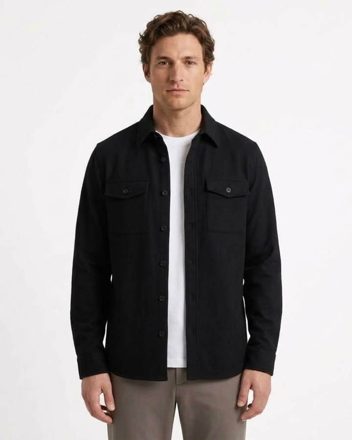 Structured Overshirt for Men