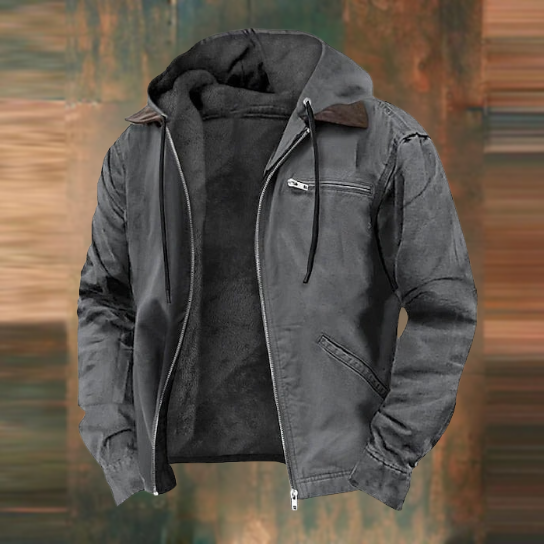 Ambrose | Men's Fall Jacket with Multiple Pockets and Zip Front