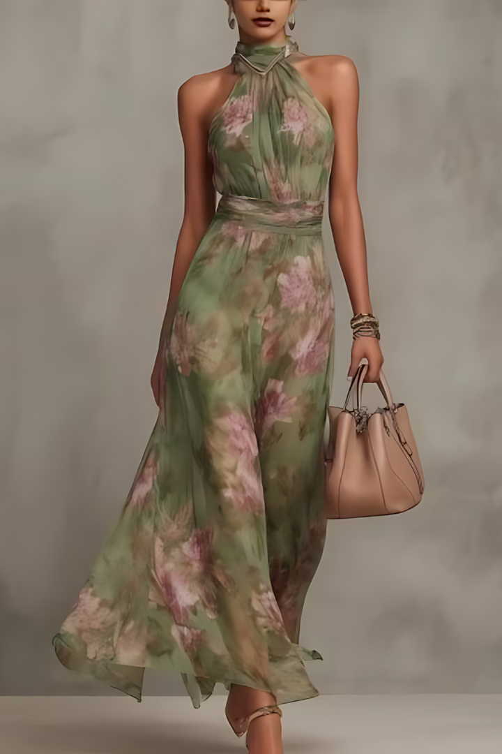 Yuna™ | Elegant Floral Maxi Dress