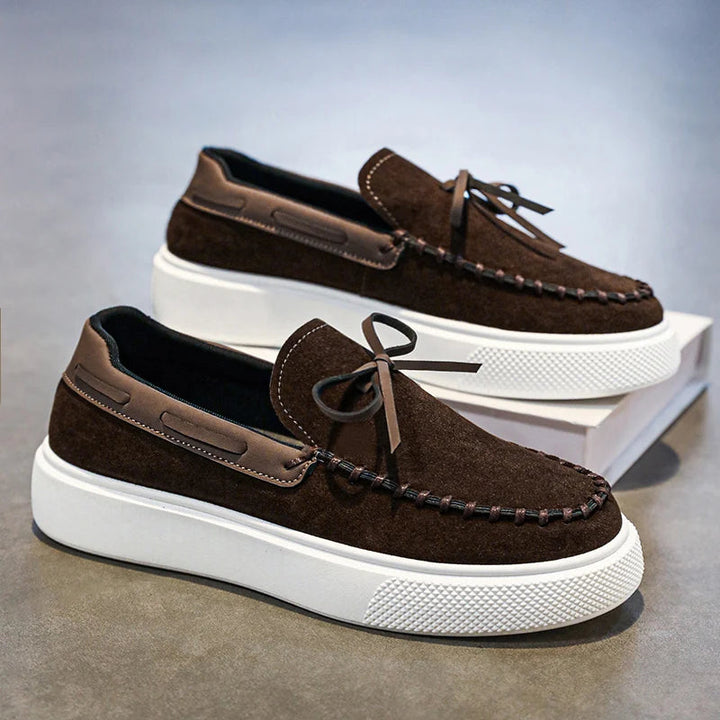 Elegant Suede Shoes for Men - Elena Harper