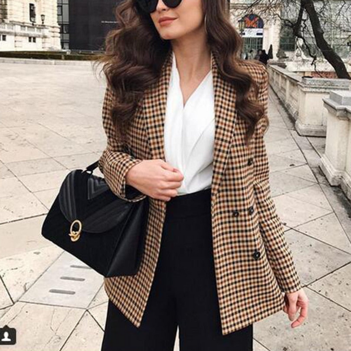 Women's Long Sleeve Blazer - Chic and Modern