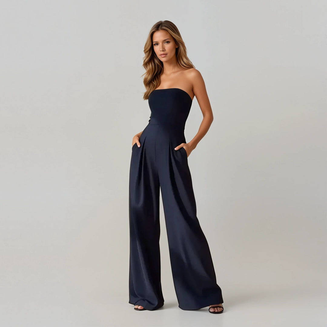 Malene Strapless Jumpsuit - Elena Harper