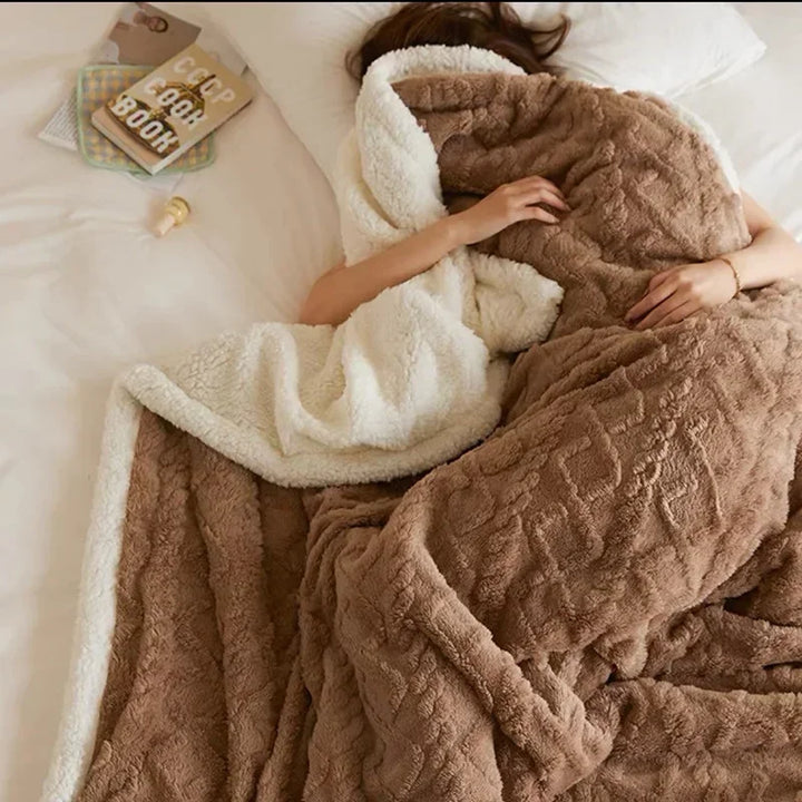 WarmWool - Thick Lambswool Winter Blanket