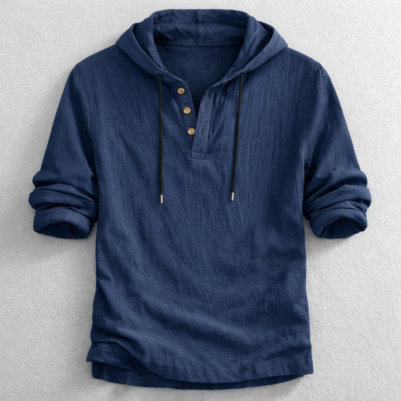 Classic Hooded Shirt for Men - Elena Harper