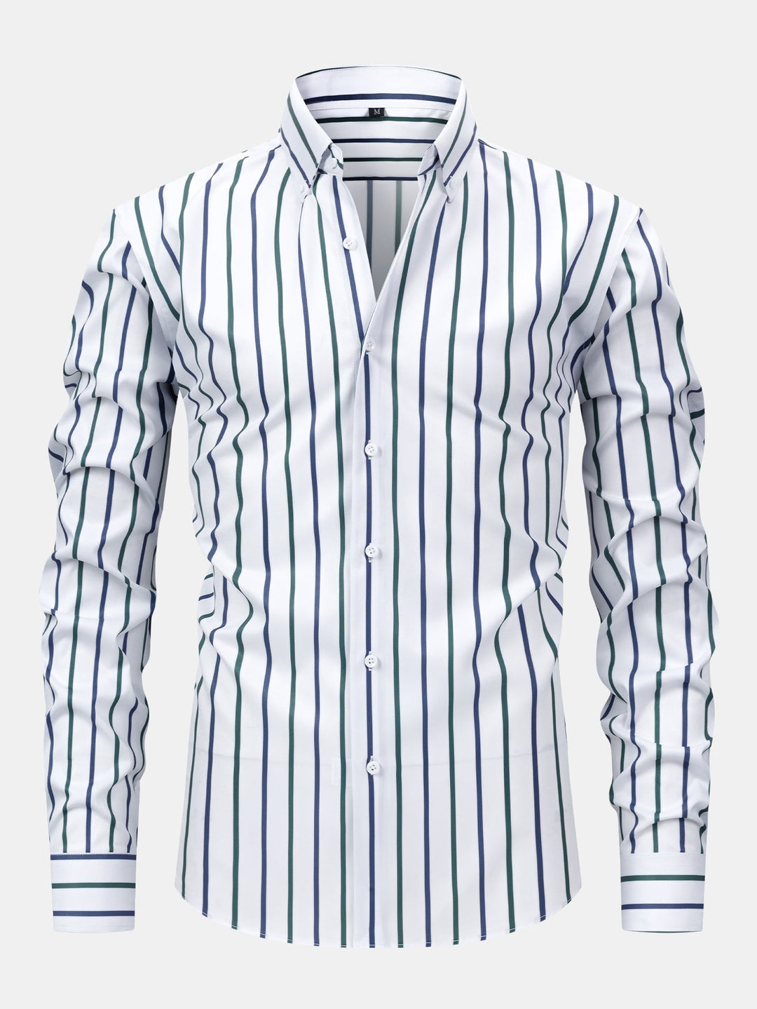 Chemise À Manches Longues À Rayures Avec Boutons - Elena Harper