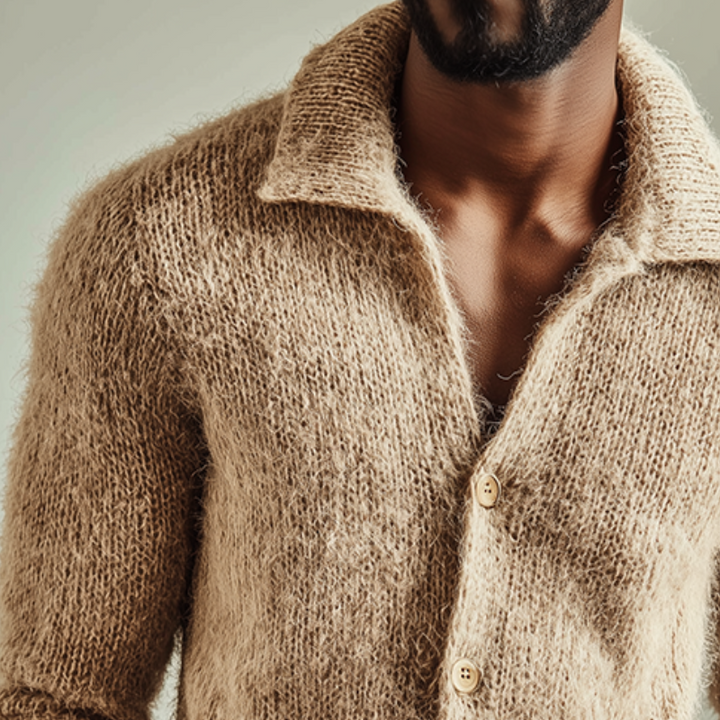 ELENA HARPER™  |  TEXTURED CARDIGAN FOR MEN