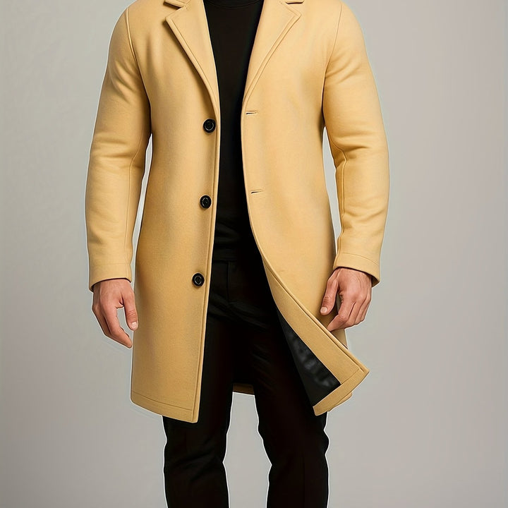 ELENA HARPER™  |  CLASSIC BUTTON COAT FOR MEN