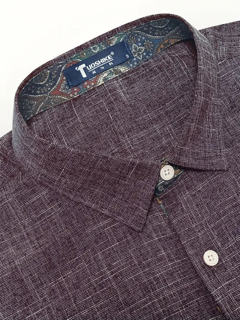 Teodoro - Long-Sleeve Shirt with Buttons