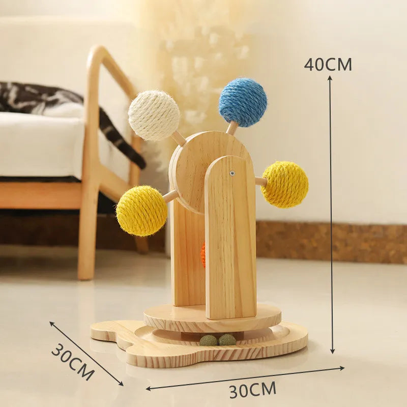 Interactive Cat Toy Ferris Wheel | Engaging Play & Scratch