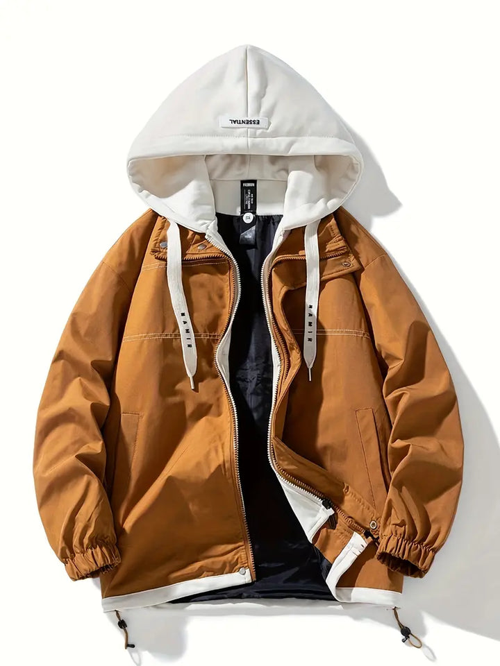Carson Casual Hoodie Jacket with Pocket, view 3 - Elena Harper