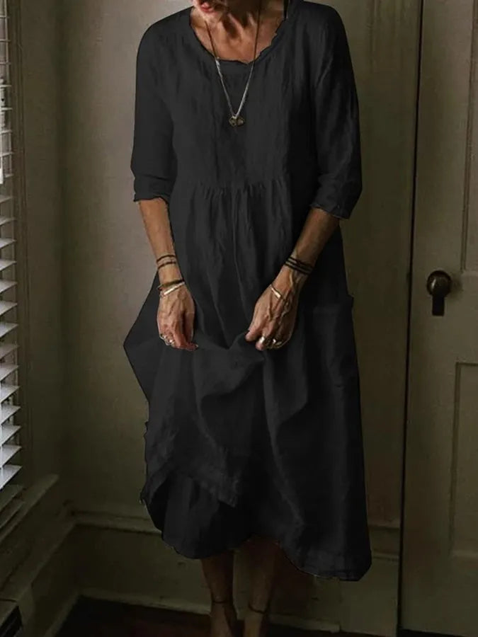 Women's Elegant Flowy Maxi Dress for Effortless Style