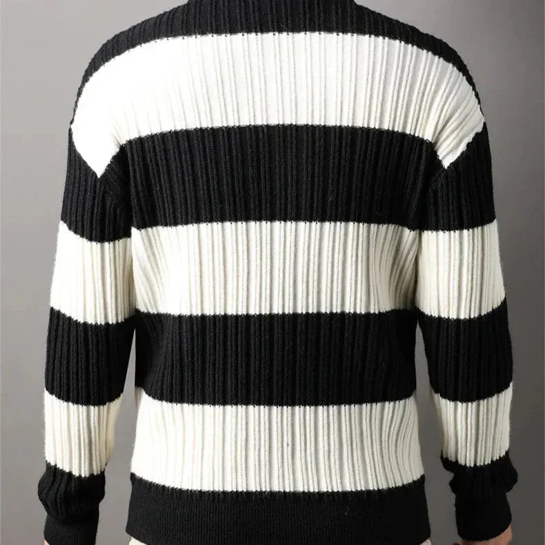 Bruno - Striped Long Sleeve Casual Jersey