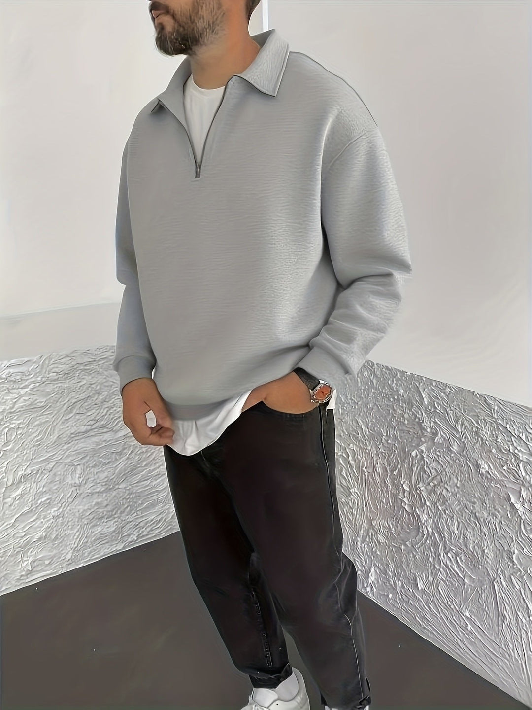 Maxim | Premium Half-Zip Sweatshirt for Comfortable Warmth