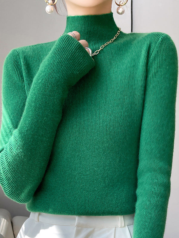 Adriana Soft Knit Turtleneck Sweater - Elena Harper