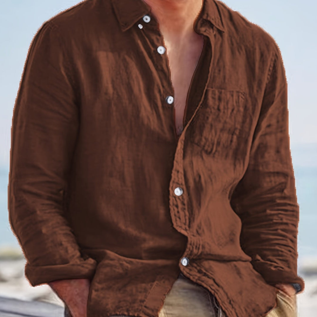 Cotton Shirt for Men - Elena Harper