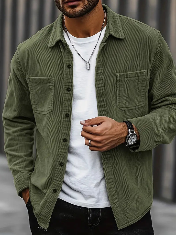 Men’s Trucker Jacket Shirt Jacket Overshirt For Layering And Casual Wear - Elena Harper