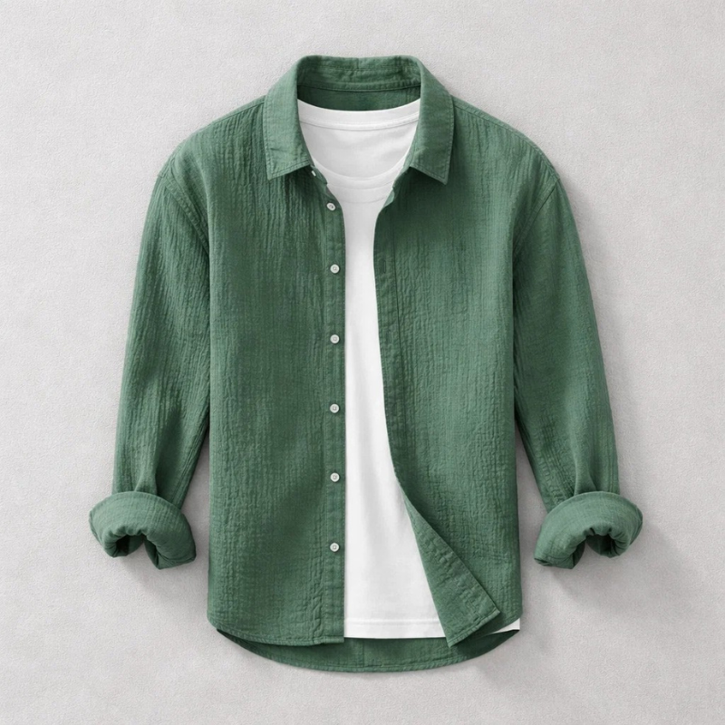 ELENA HARPER™  |  DOUBLE GAUZE SHIRT FOR MEN