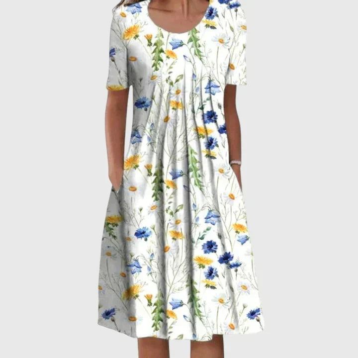 Acy Elegant Dress that Covers the Stomach - Elena Harper