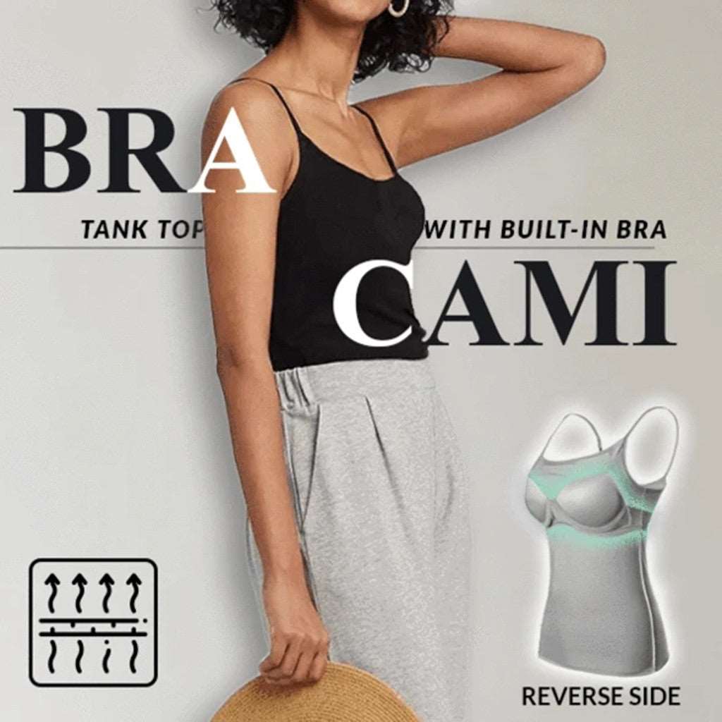 Camille Tank Top with Integrated Bra (Buy 1 Get 1 Free), view 2 - Elena Harper